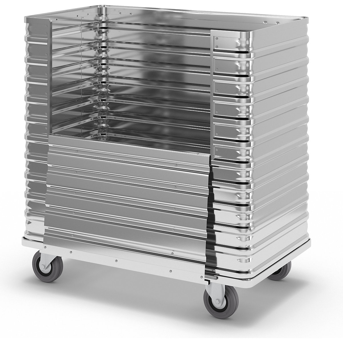 Aluminium box trolley – ZARGES (Product illustration 4)-3
