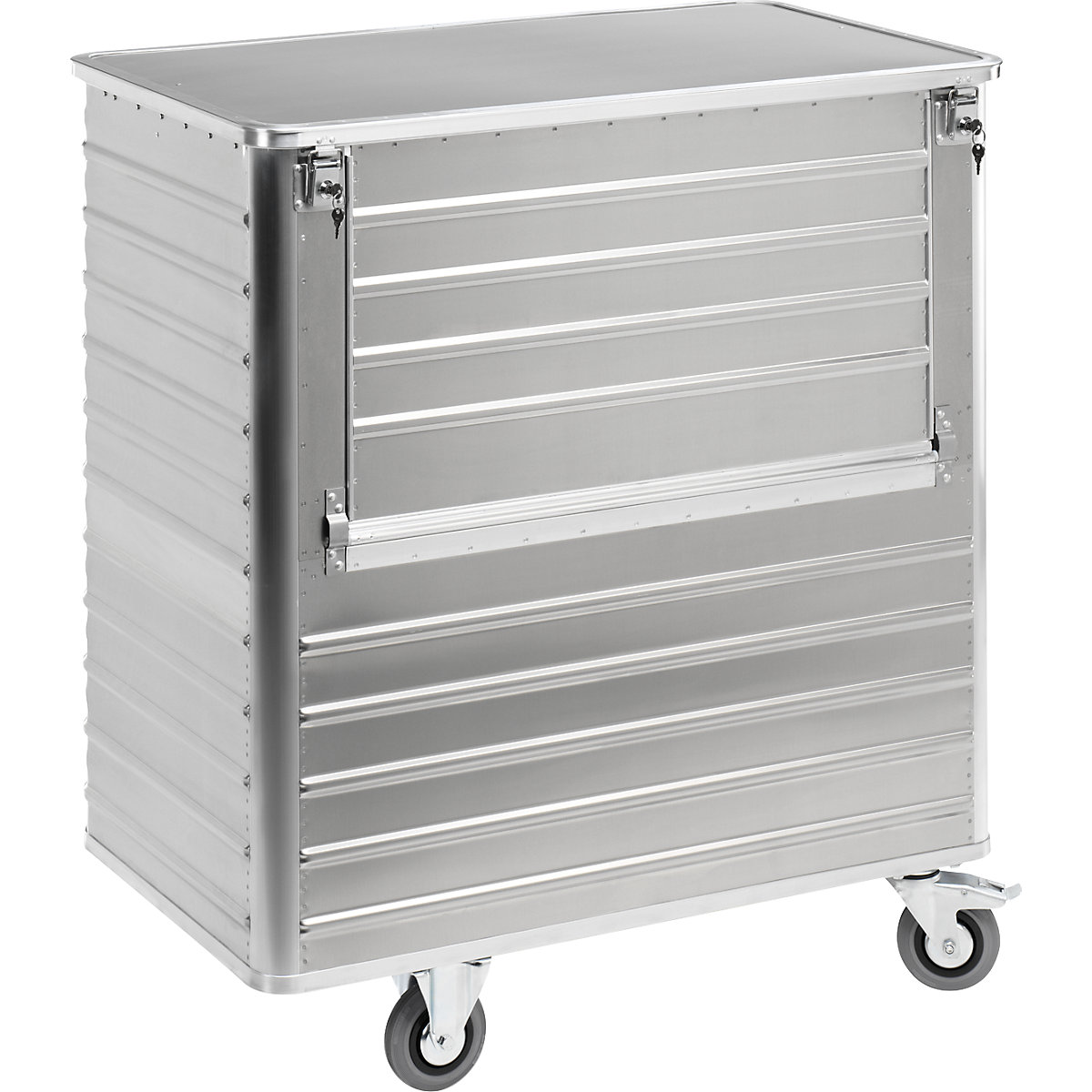 Aluminium container truck, drop gate on side panel – Gmöhling (Product illustration 18)-17