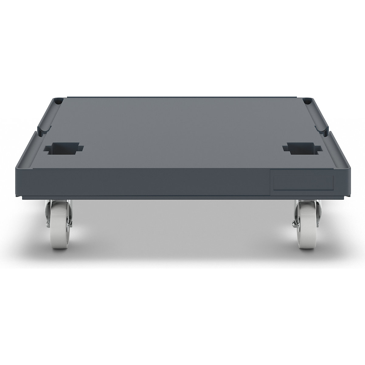 Hygienic plastic transport dolly, closed (Product illustration 7)-6