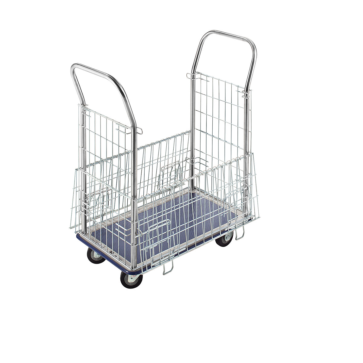 Mesh trolley, zinc plated mesh sides (Product illustration 11)-10