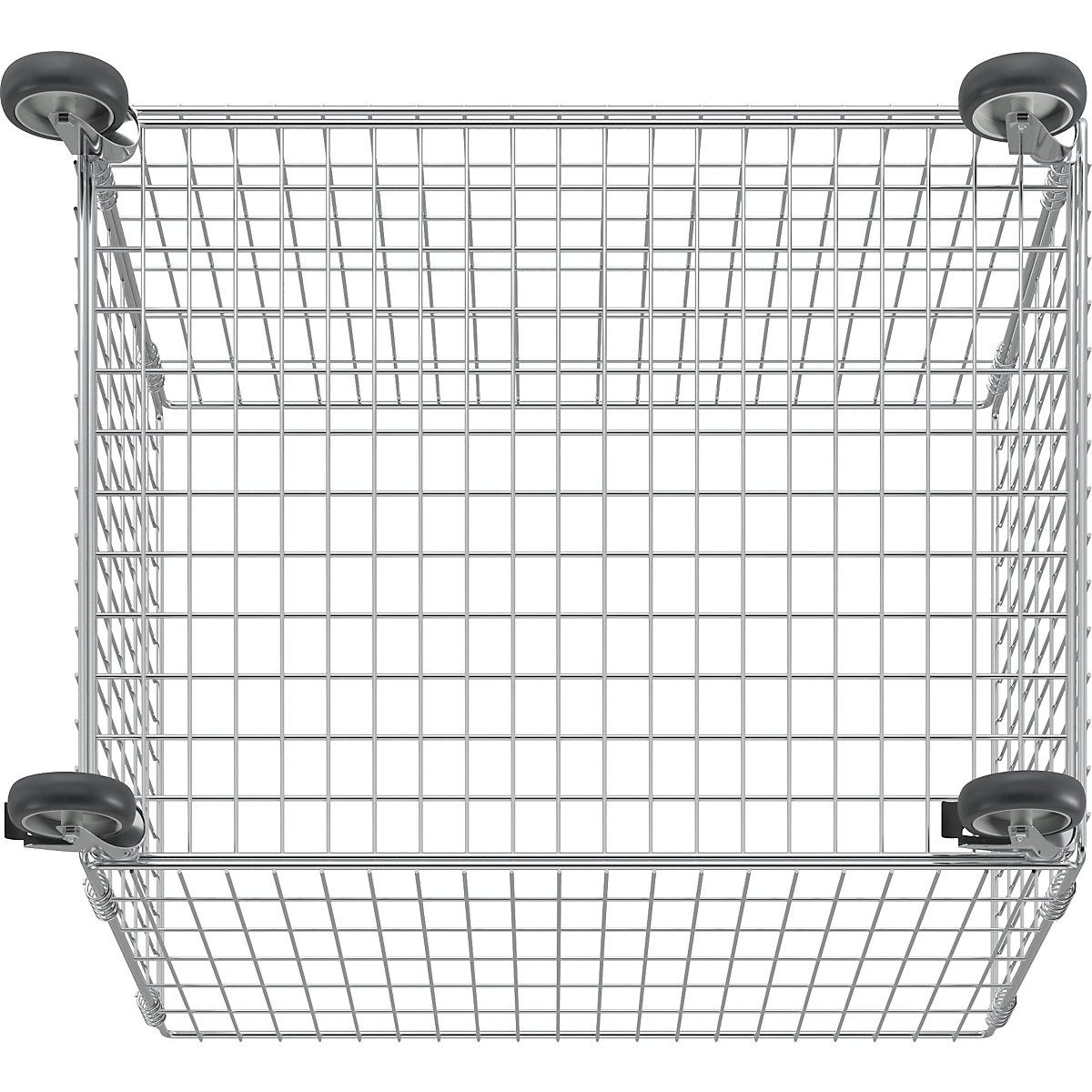 Mesh trolley, zinc plated – Kongamek (Product illustration 7)-6
