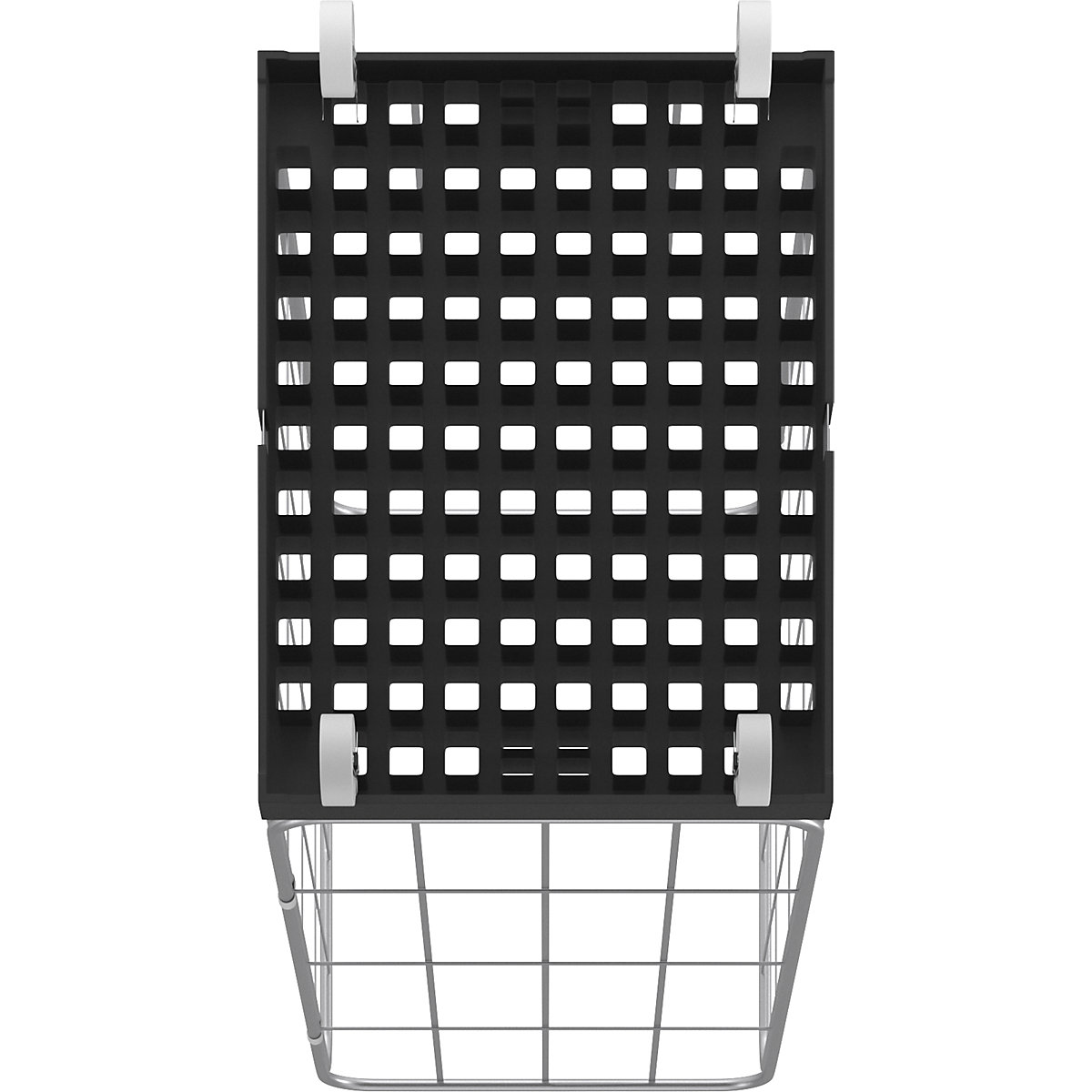 Roll container with side mesh panels – eurokraft basic (Product illustration 15)-14