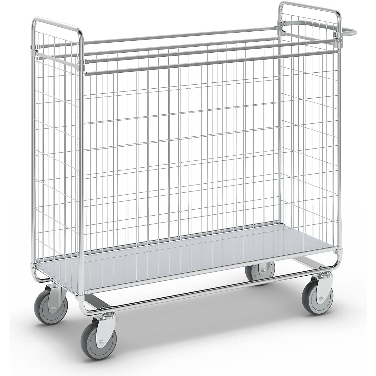SERIES 100 four-sided trolley – HelgeNyberg, max. load 100 kg, LxWxH 1180 x 460 x 1120 mm-1