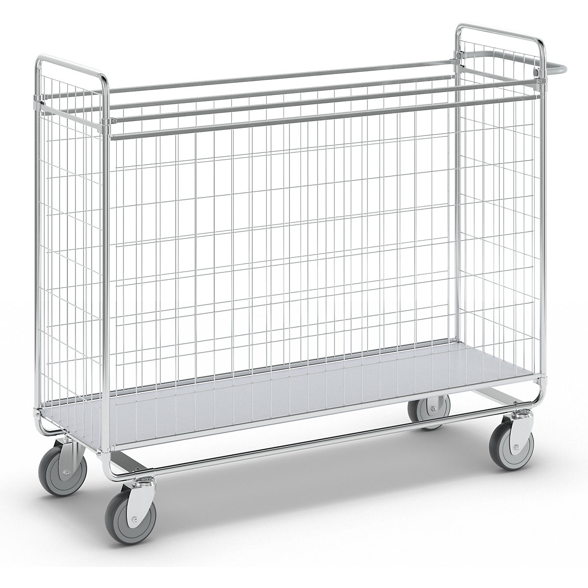 SERIES 100 four-sided trolley – HelgeNyberg, max. load 100 kg, LxWxH 1380 x 460 x 1120 mm-3