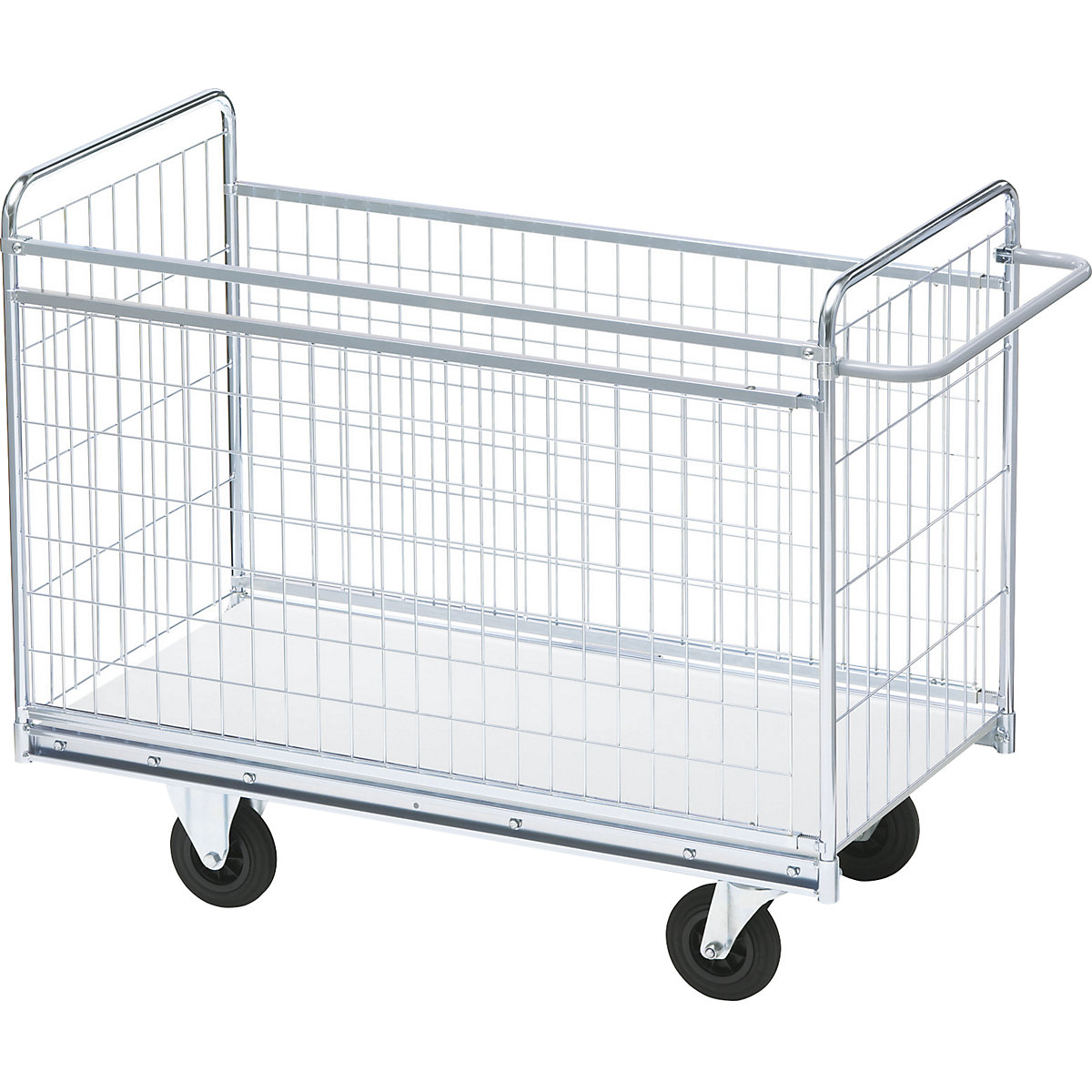 SERIES 300 four-sided trolley – HelgeNyberg, model 82, low, LxWxH 990 x 650 x 1030 mm, 5+ items-5
