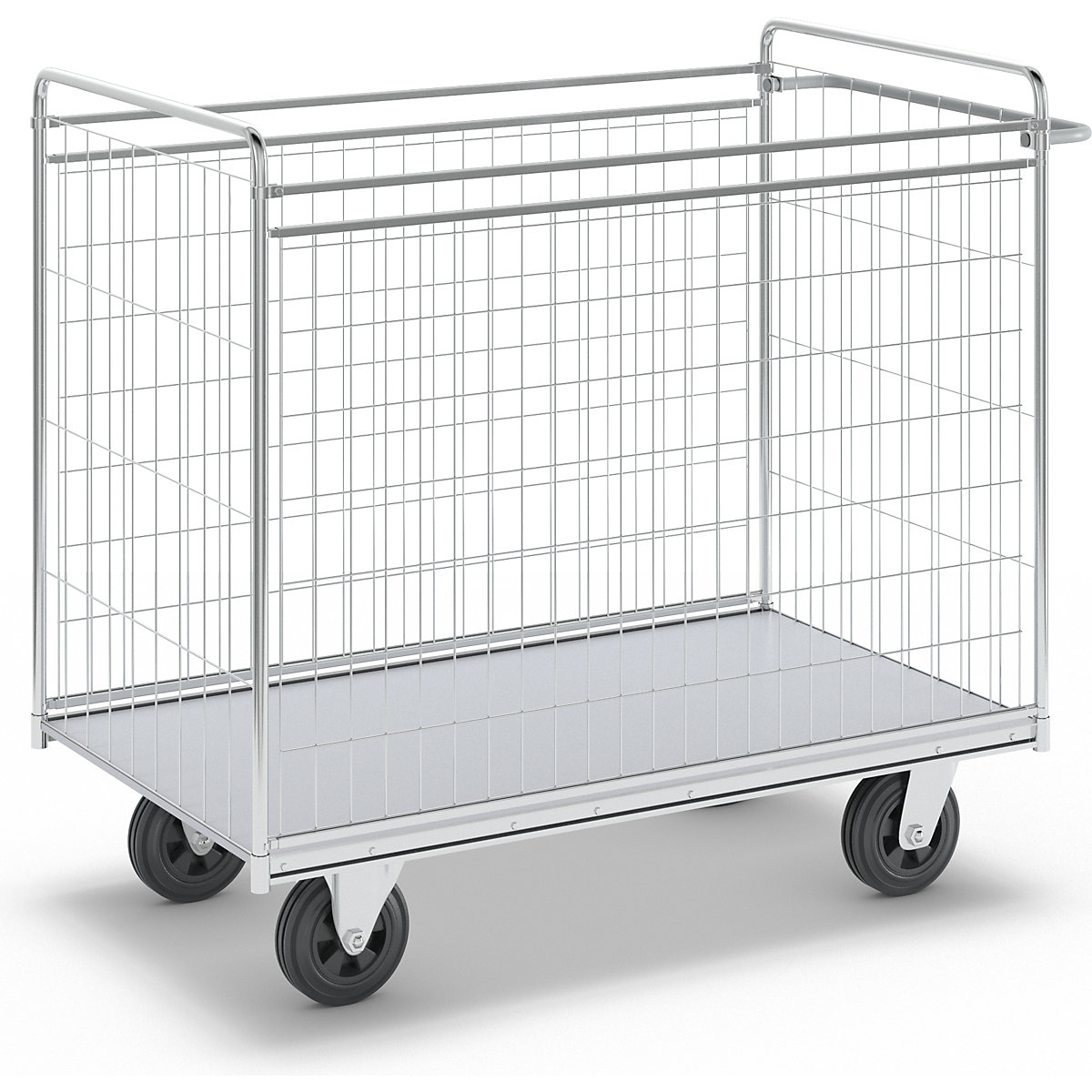 SERIES 300 four-sided trolley – HelgeNyberg, model 82, low, LxWxH 1190 x 650 x 1030 mm-4