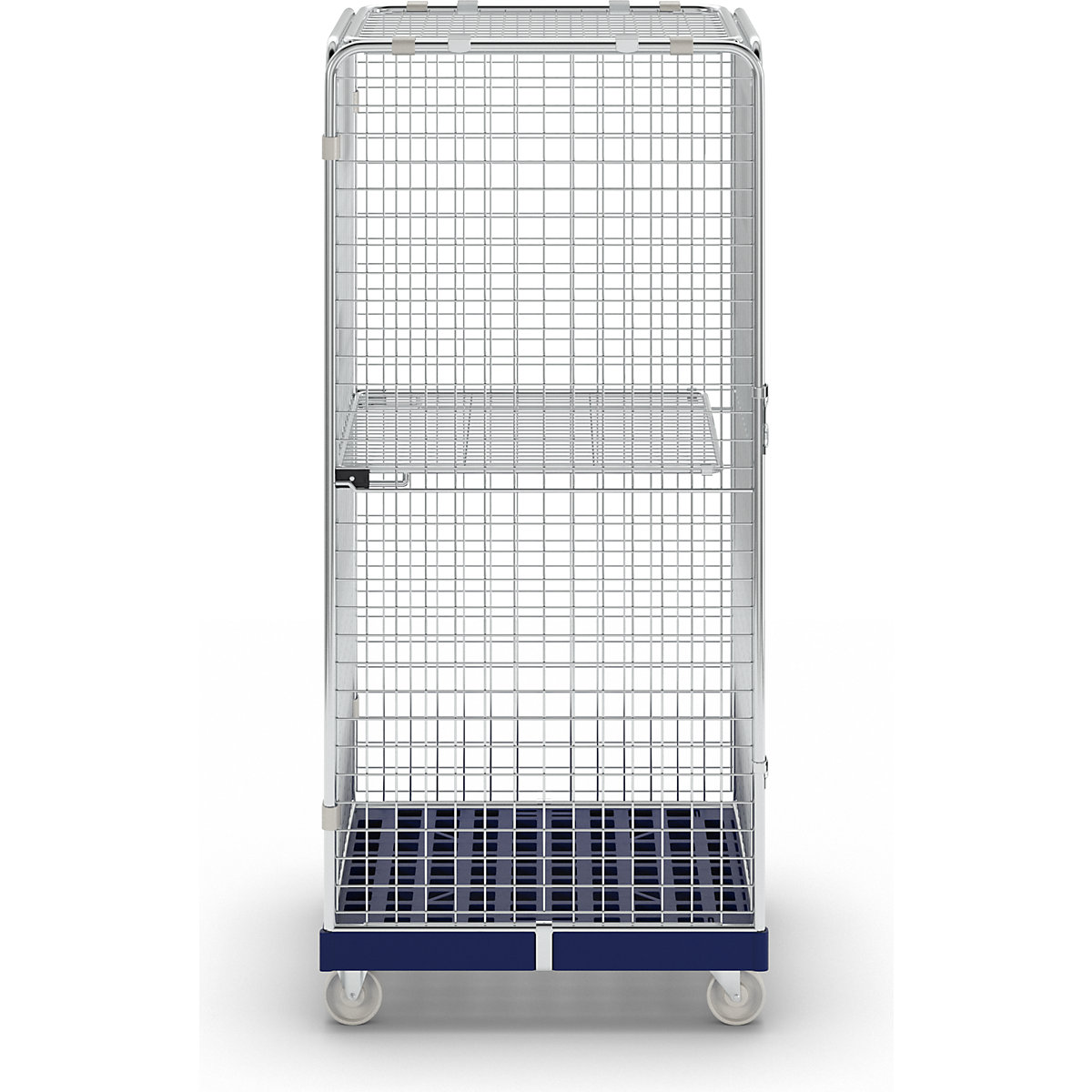 Security roll container with plastic dolly (Product illustration 3)-2