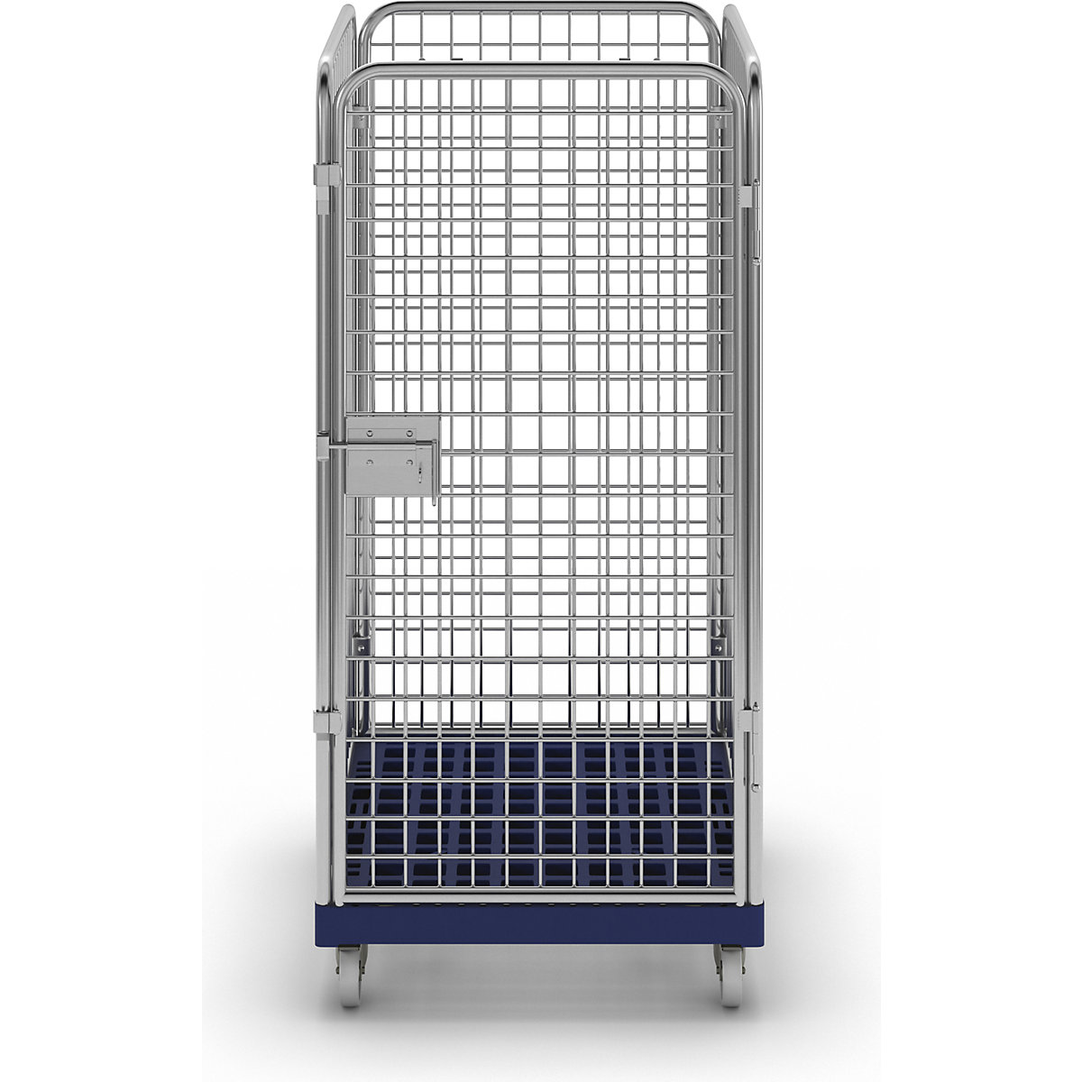 Wire mesh container with plastic dolly (Product illustration 5)-4