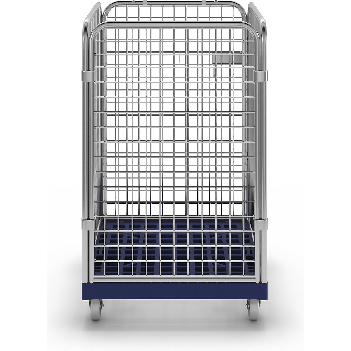 Wire mesh container with plastic dolly (Product illustration 19)-18