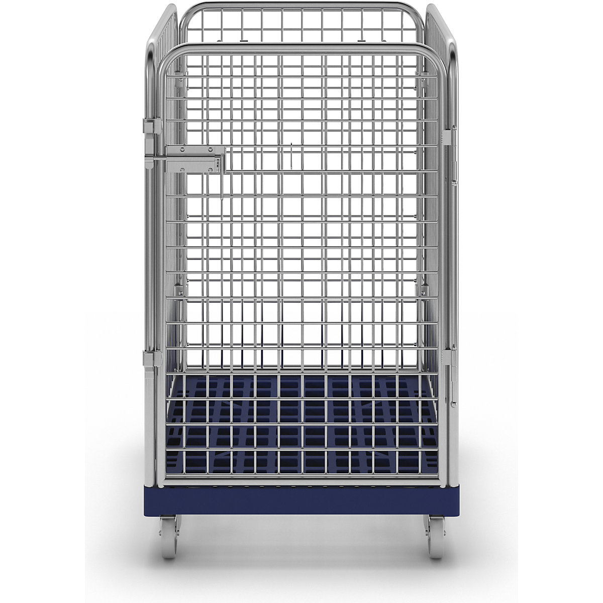Wire mesh container with plastic dolly (Product illustration 20)-19
