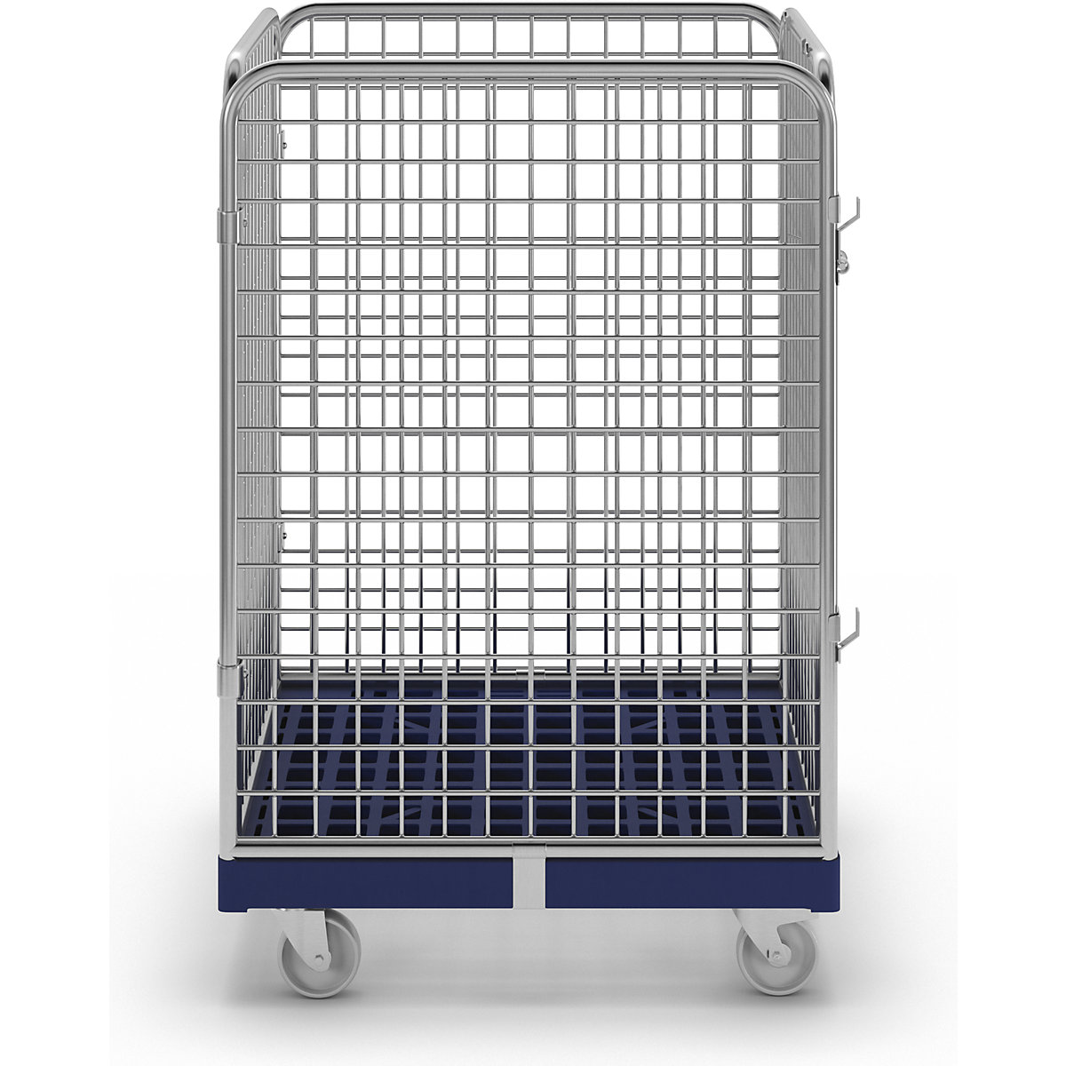 Wire mesh container with plastic dolly (Product illustration 21)-20