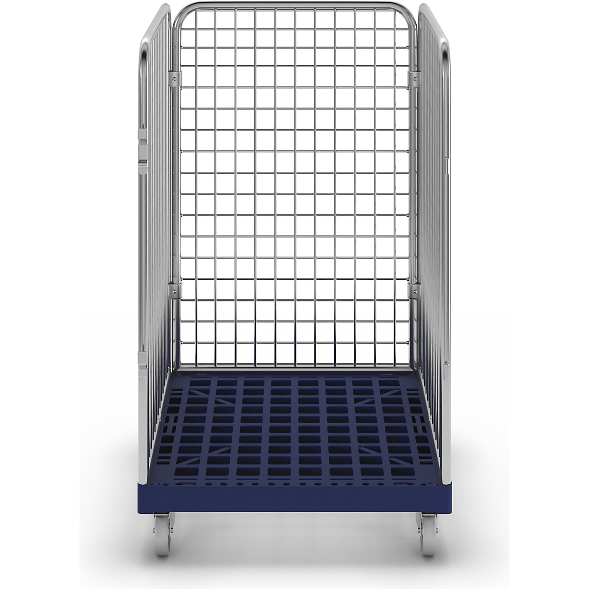Wire mesh container with plastic dolly (Product illustration 19)-18