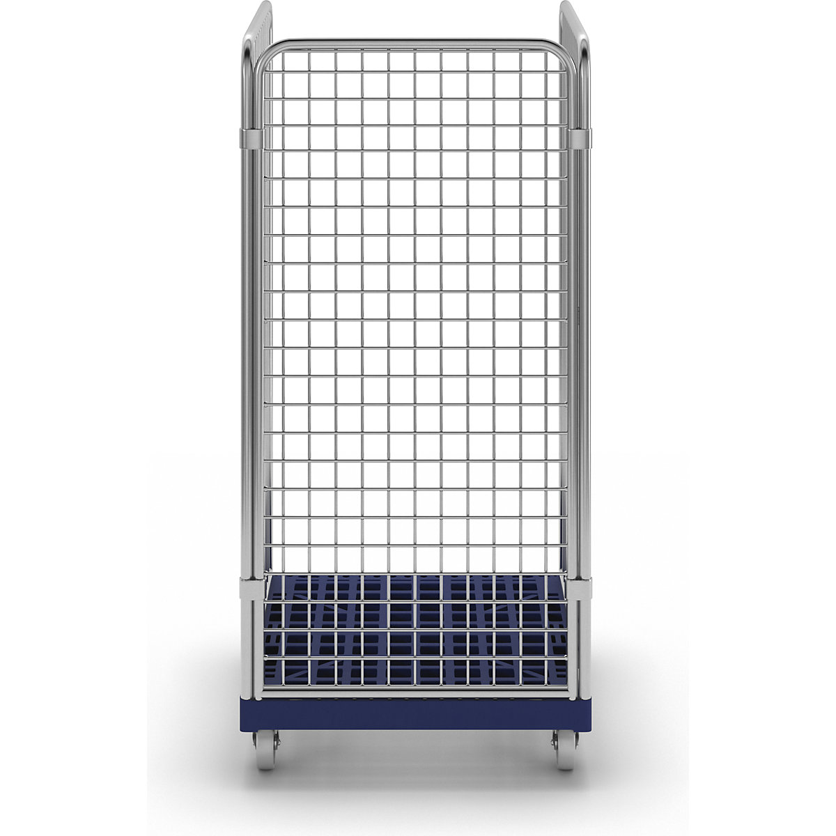 Wire mesh container with plastic dolly (Product illustration 4)-3