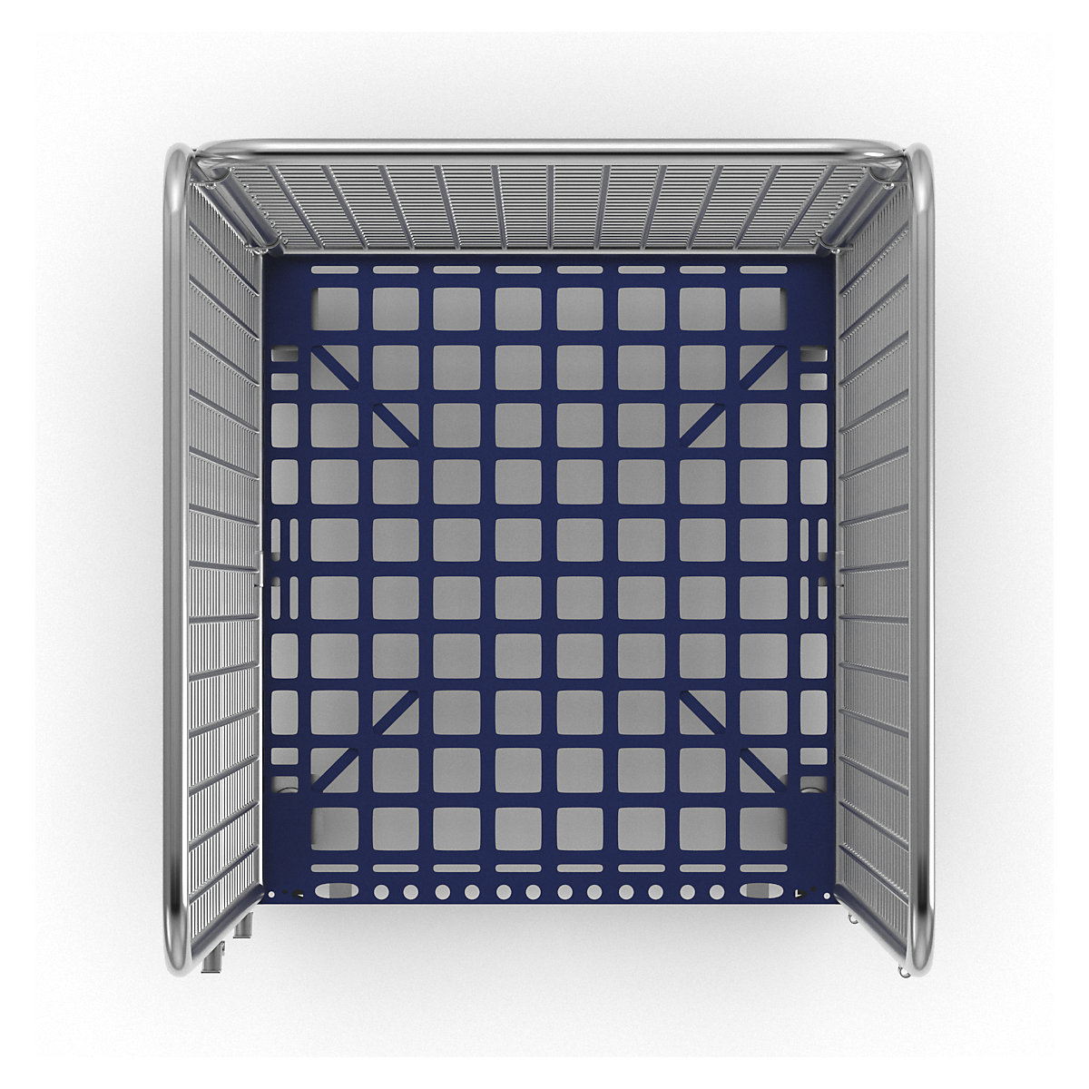 Wire mesh container with plastic dolly (Product illustration 14)-13