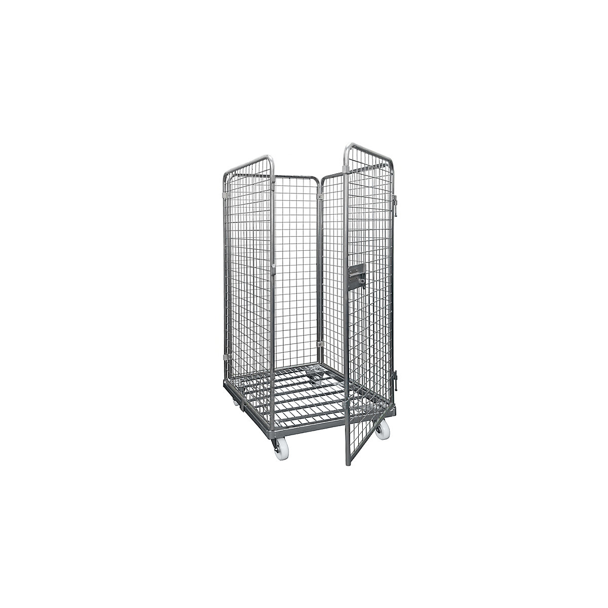 Wire mesh container with steel dolly (Product illustration 11)-10