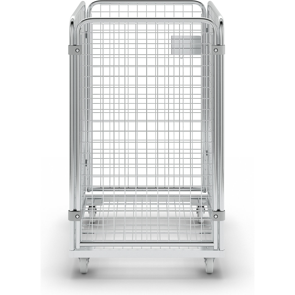 Wire mesh container with steel dolly (Product illustration 10)-9