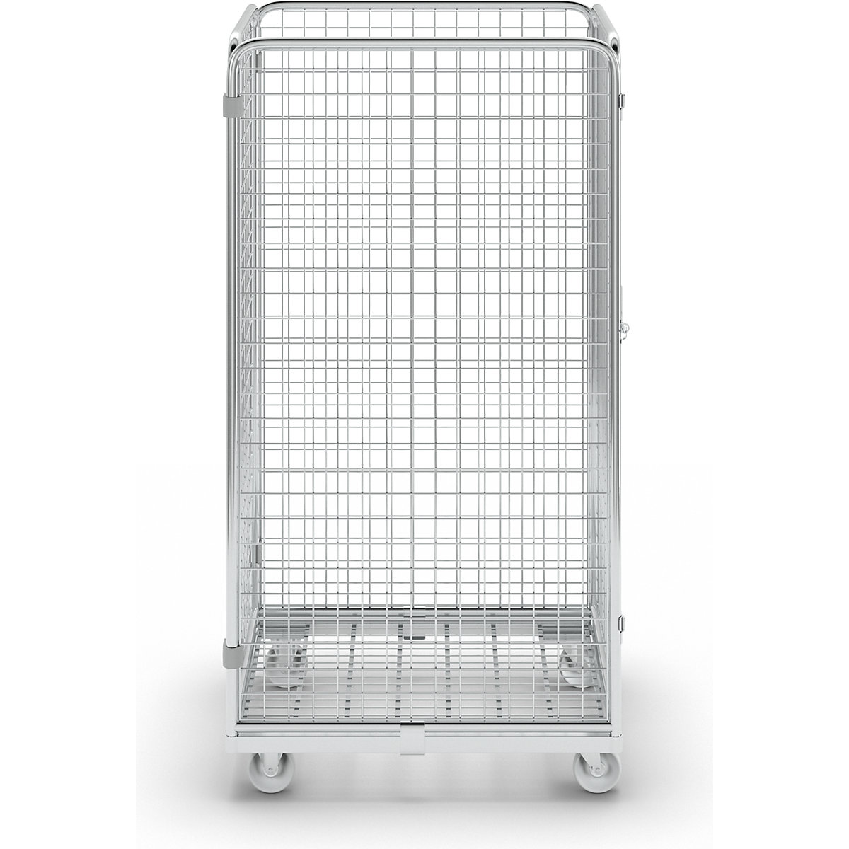 Wire mesh container with steel dolly (Product illustration 13)-12