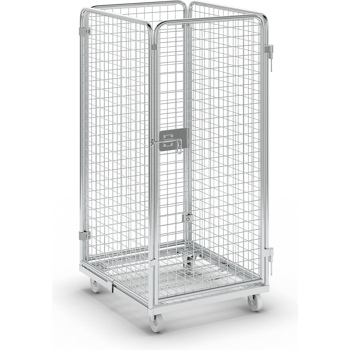 Wire mesh container with steel dolly (Product illustration 17)-16