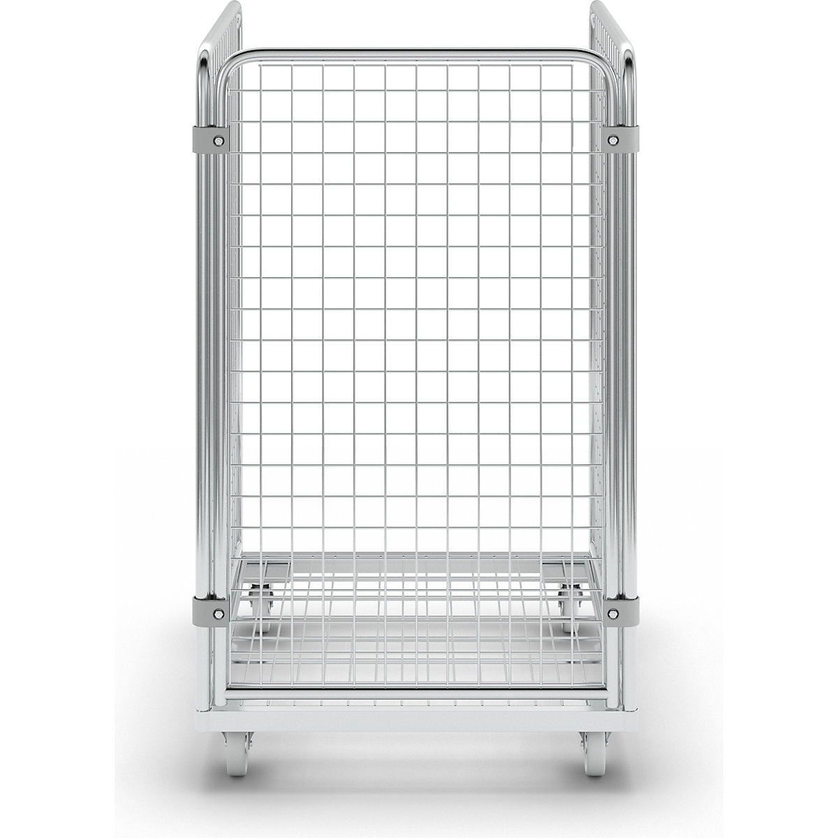 Wire mesh container with steel dolly (Product illustration 9)-8