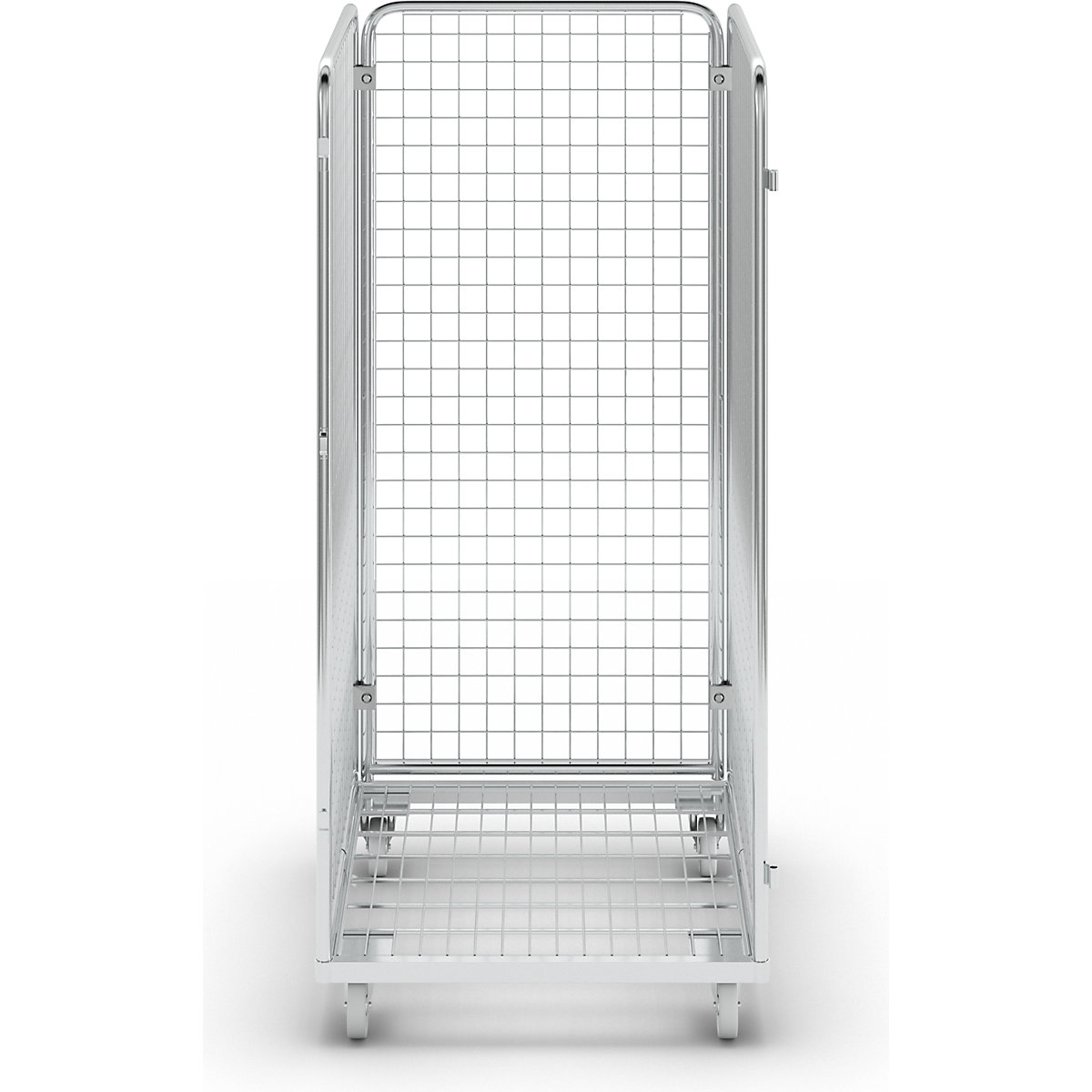 Wire mesh container with steel dolly (Product illustration 10)-9