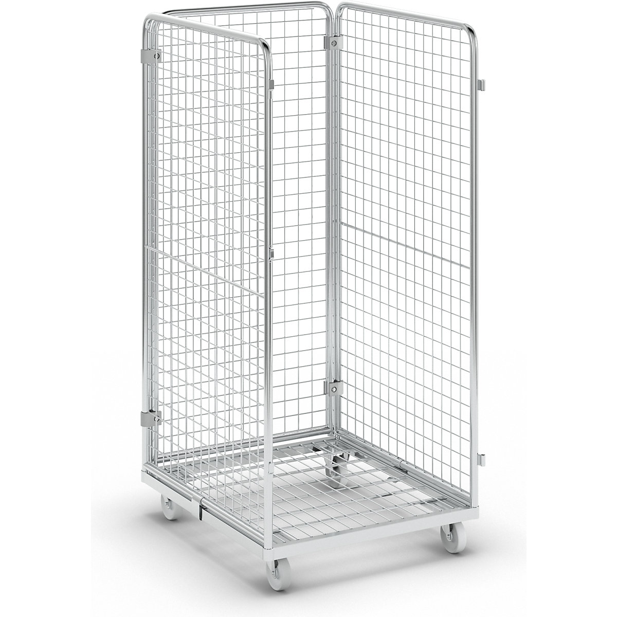Wire mesh container with steel dolly (Product illustration 15)-14