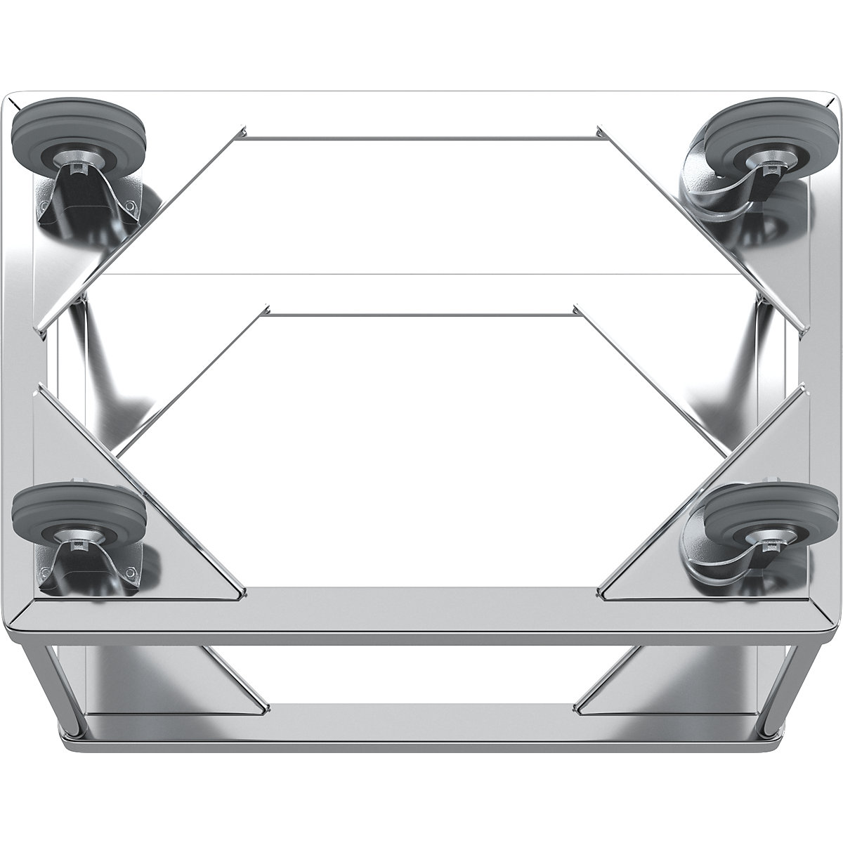 Aluminium dolly, loading height 440 mm – Gmöhling (Product illustration 3)-2