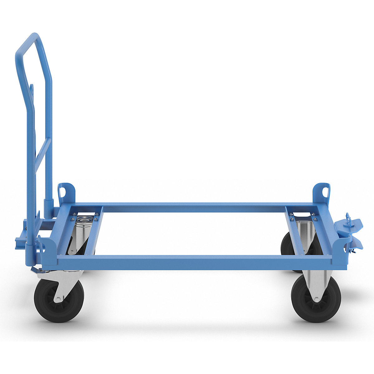 Dolly with drawbar and coupling – eurokraft pro (Product illustration 8)-7