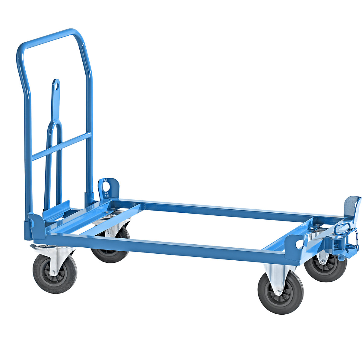 Dolly with drawbar and coupling – eurokraft pro (Product illustration 4)-3