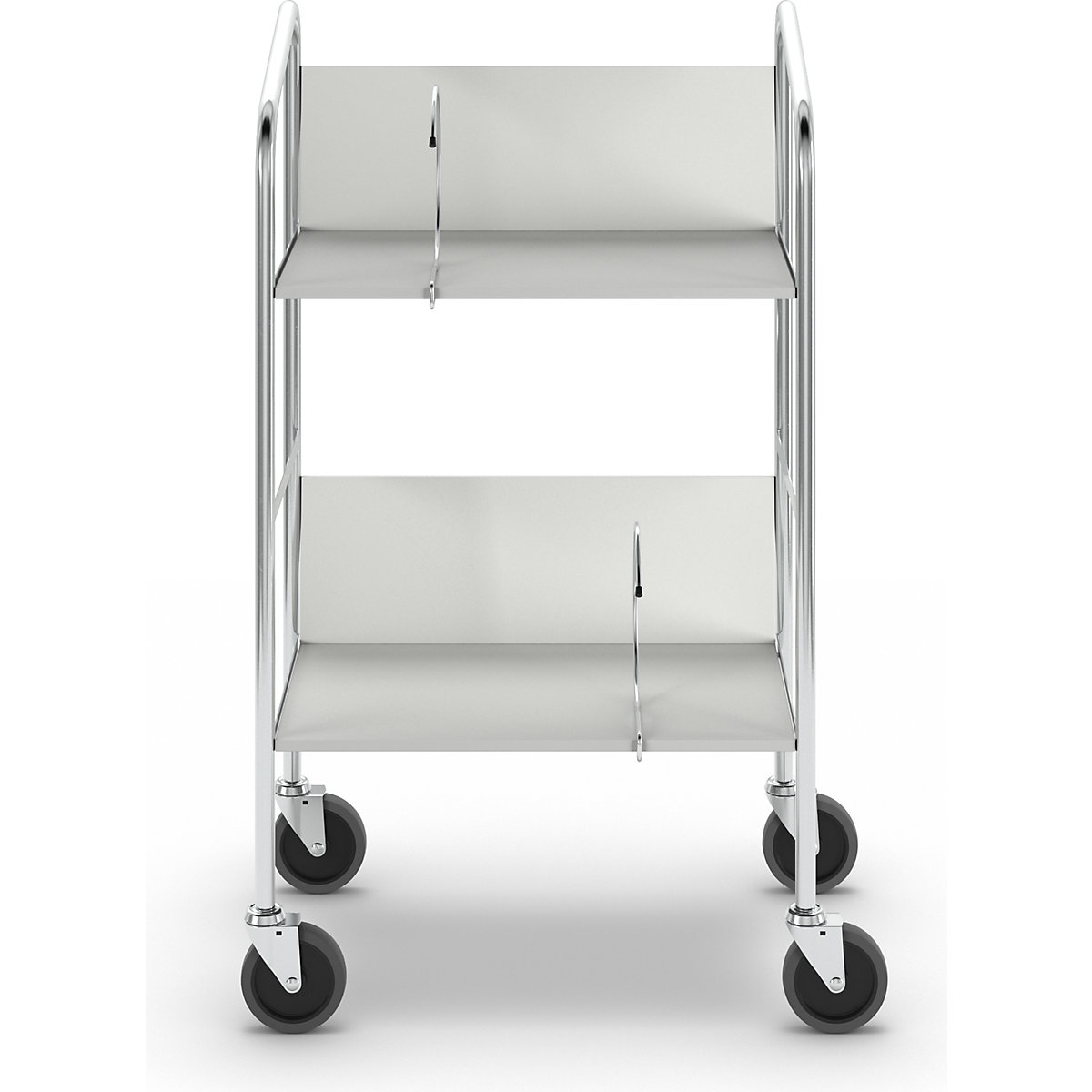File trolley, chrome plated – HelgeNyberg (Product illustration 6)-5