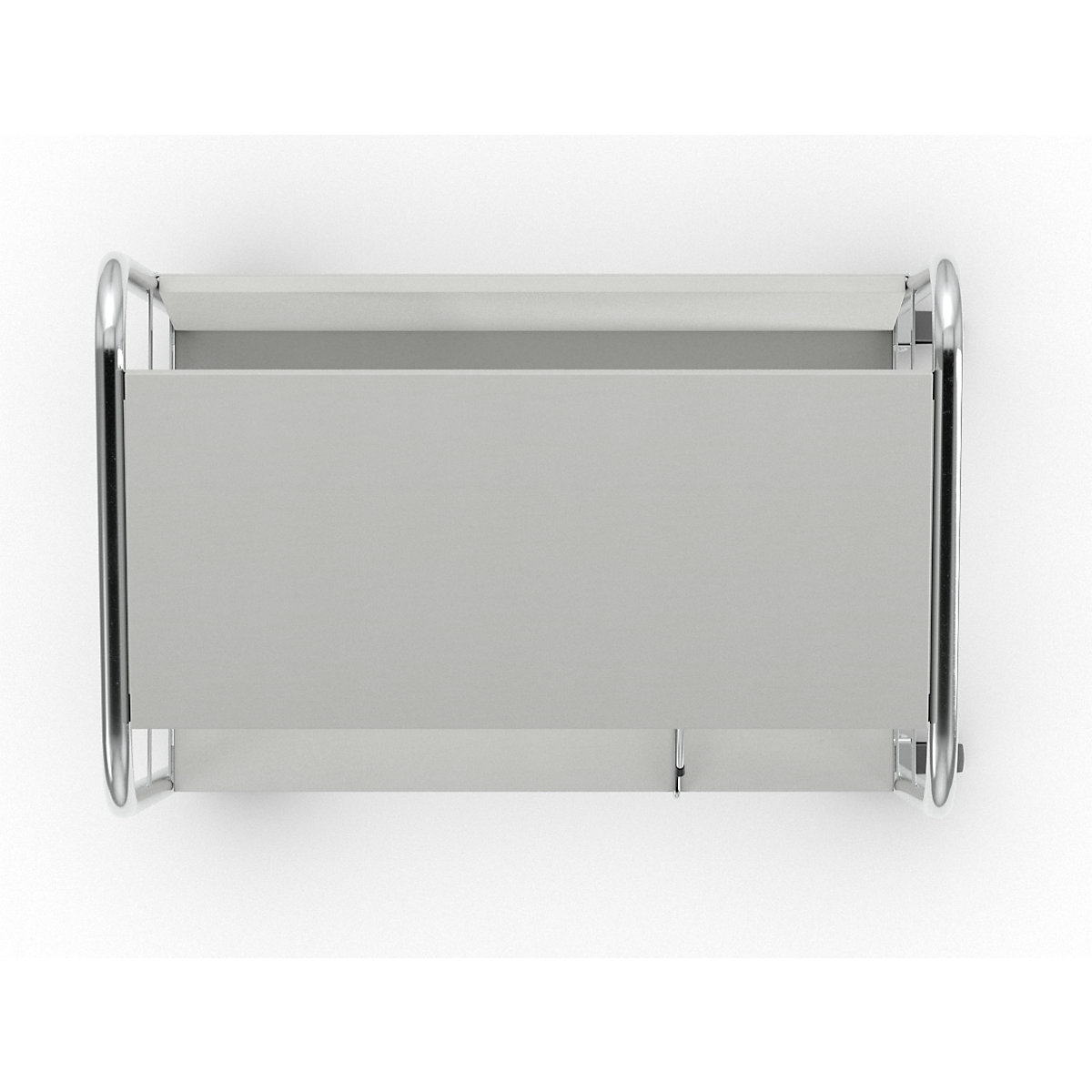 File trolley with top shelf, chrome plated – HelgeNyberg (Product illustration 40)-39