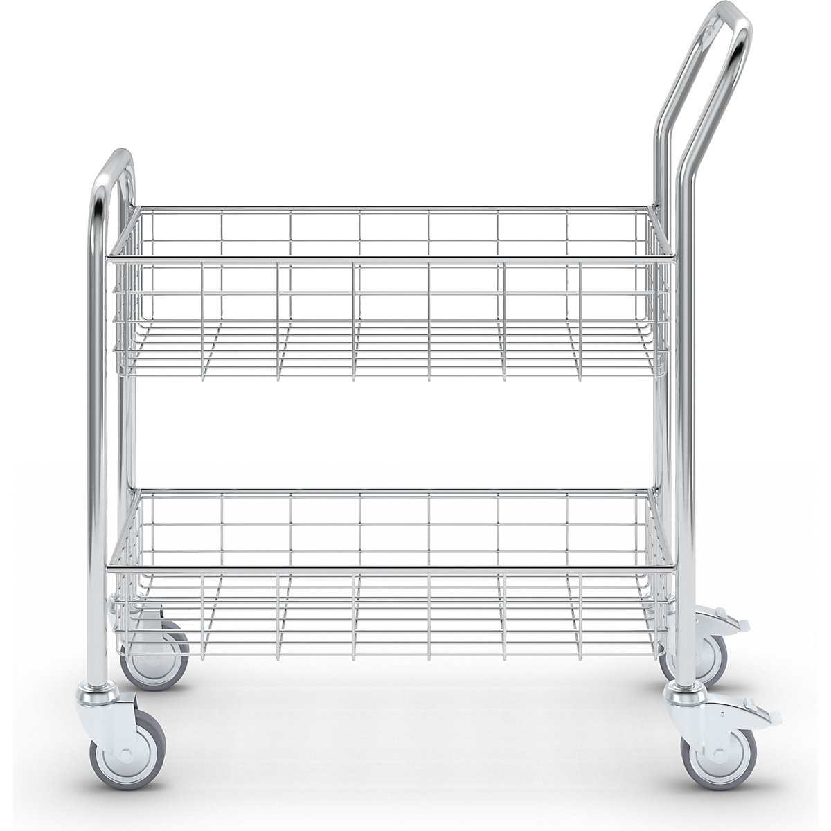 Office and mail distribution trolley – eurokraft pro (Product illustration 6)-5
