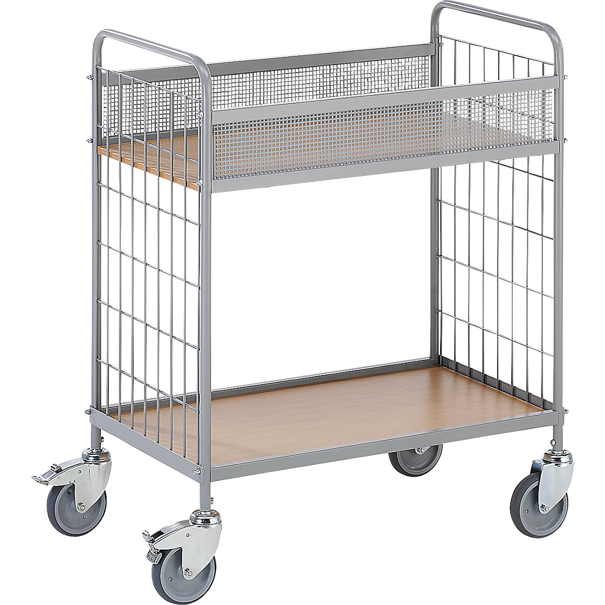 Office shelf trolley – eurokraft pro (Product illustration 5)-4