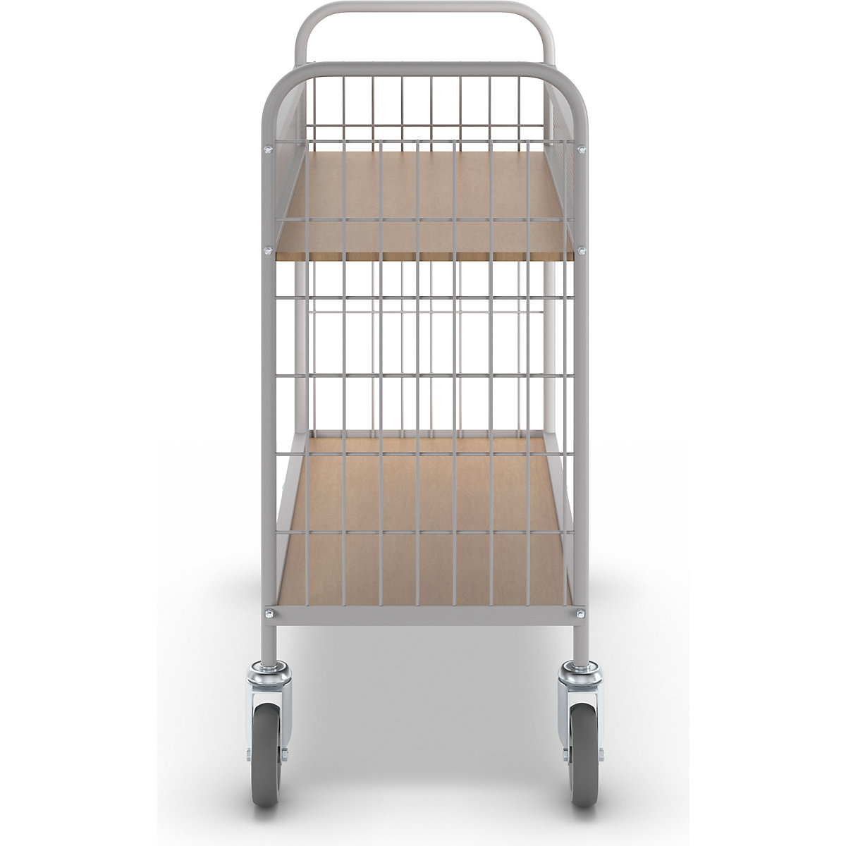 Office shelf trolley – eurokraft pro (Product illustration 2)-1