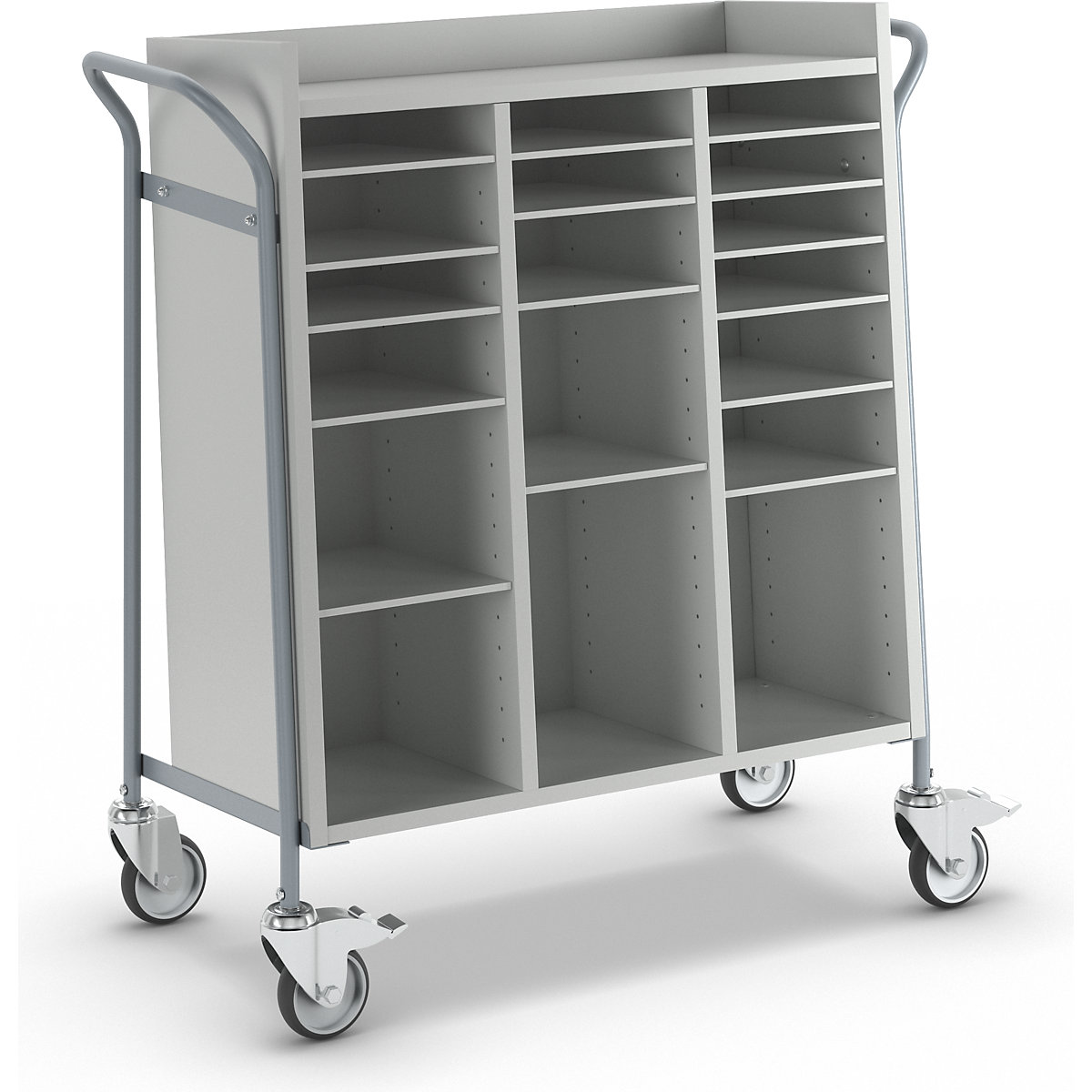 Office trolley, for mail, max. load 150 kg, LxWxH 950 x 455 x 1015 mm-1
