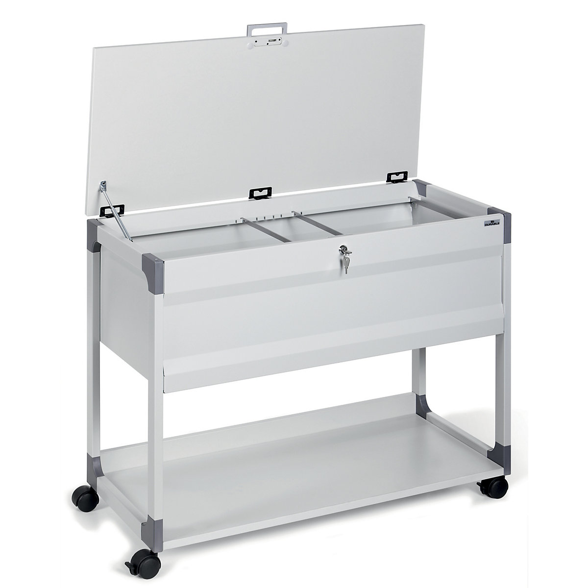 Suspension file trolley with cover - DURABLE