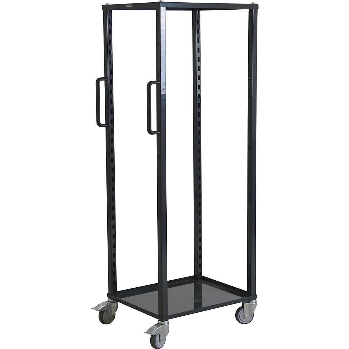 CustomLine Euro platform trolley – eurokraft pro, for containers LxW 600 x 400 mm, without boxes, grey-1
