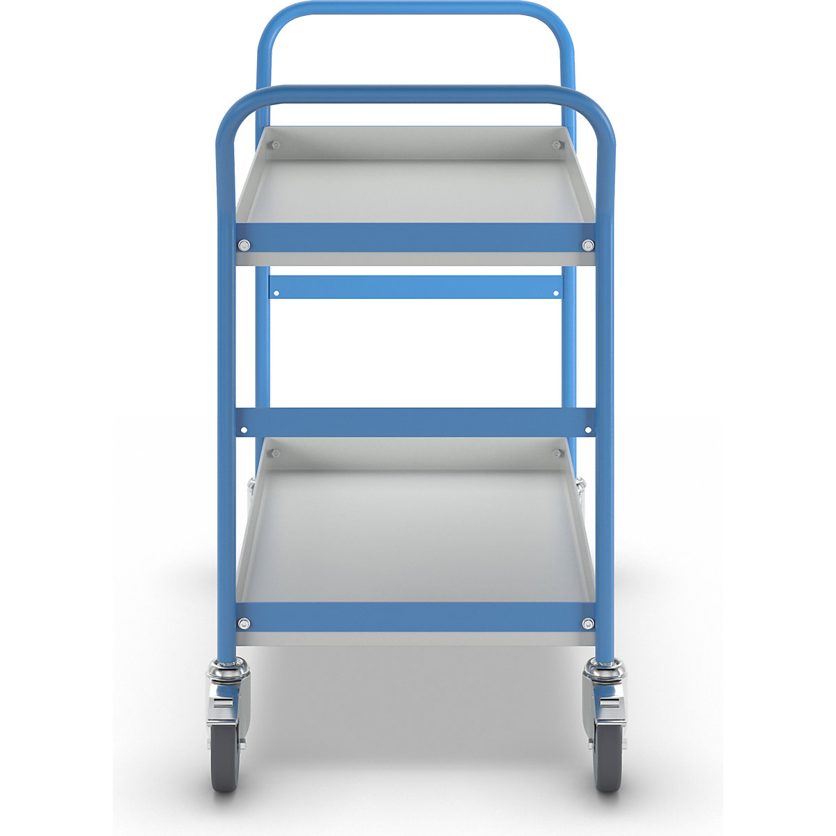 Service trolley with trays – eurokraft pro (Product illustration 2)-1