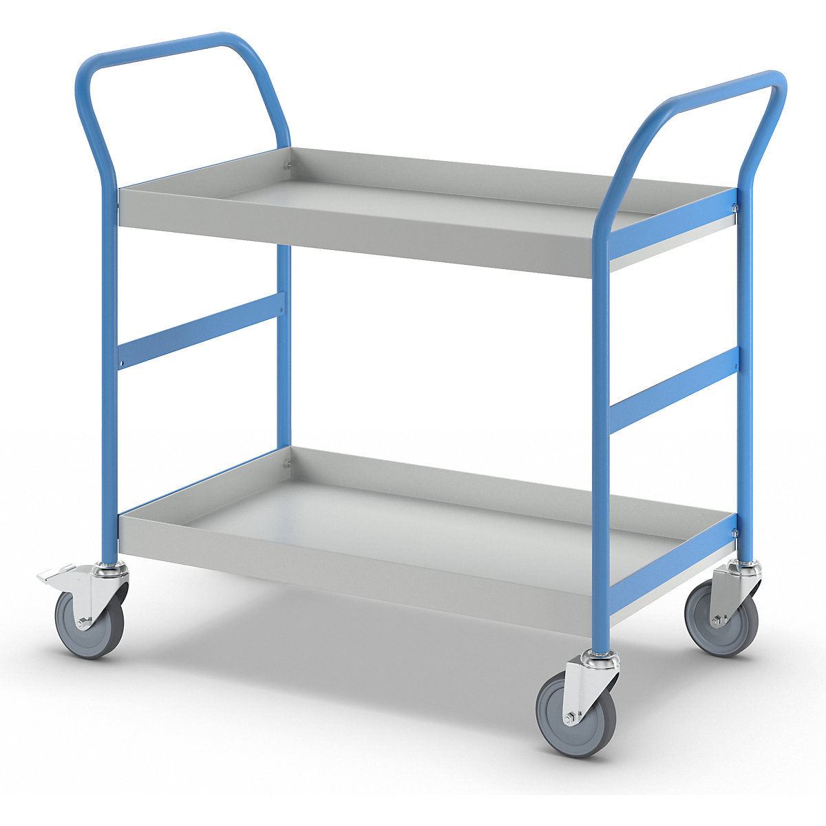 Service trolley with trays – eurokraft pro (Product illustration 5)-4
