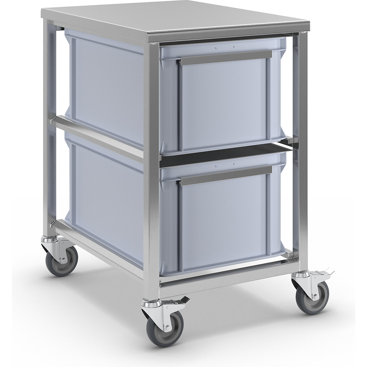 Stainless steel container trolley (Product illustration 6)-5