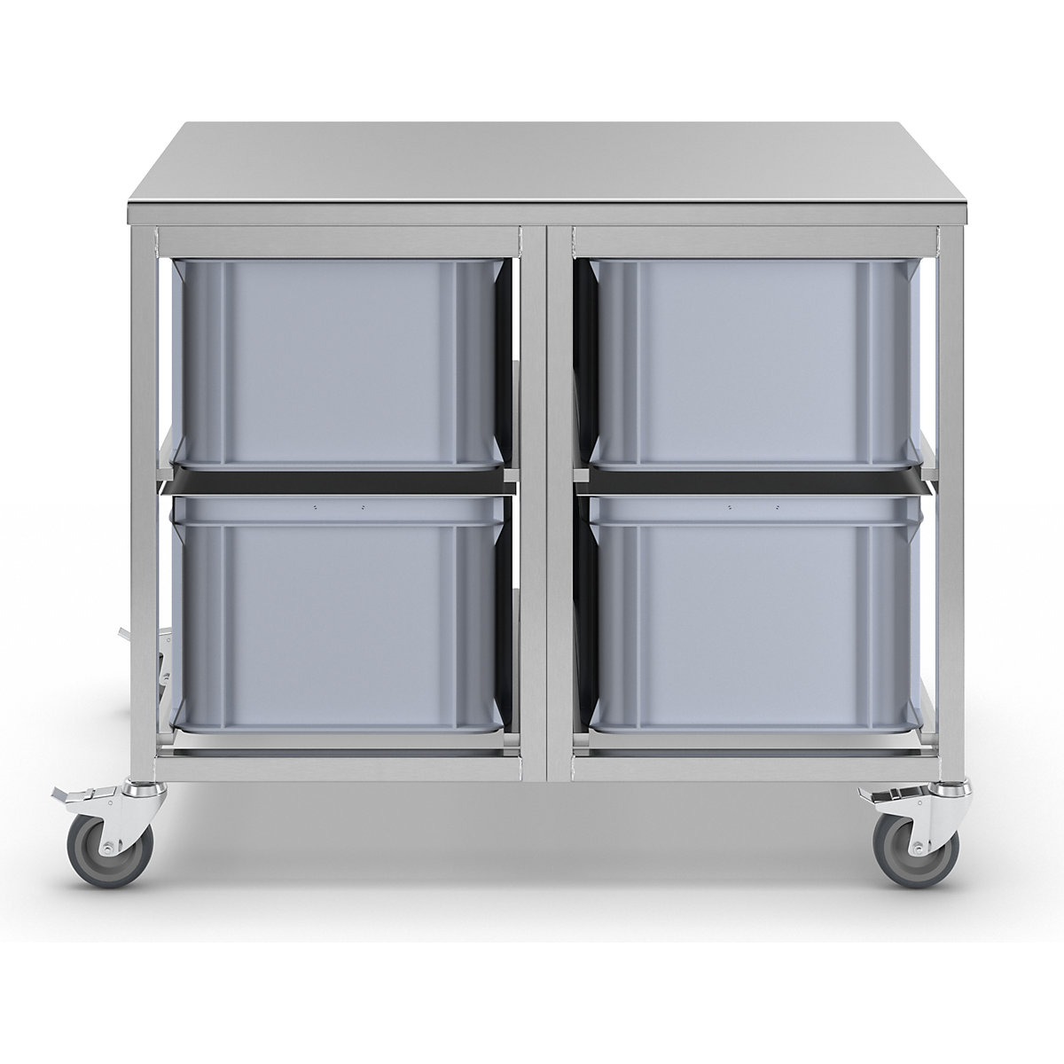 Stainless steel container trolley (Product illustration 7)-6