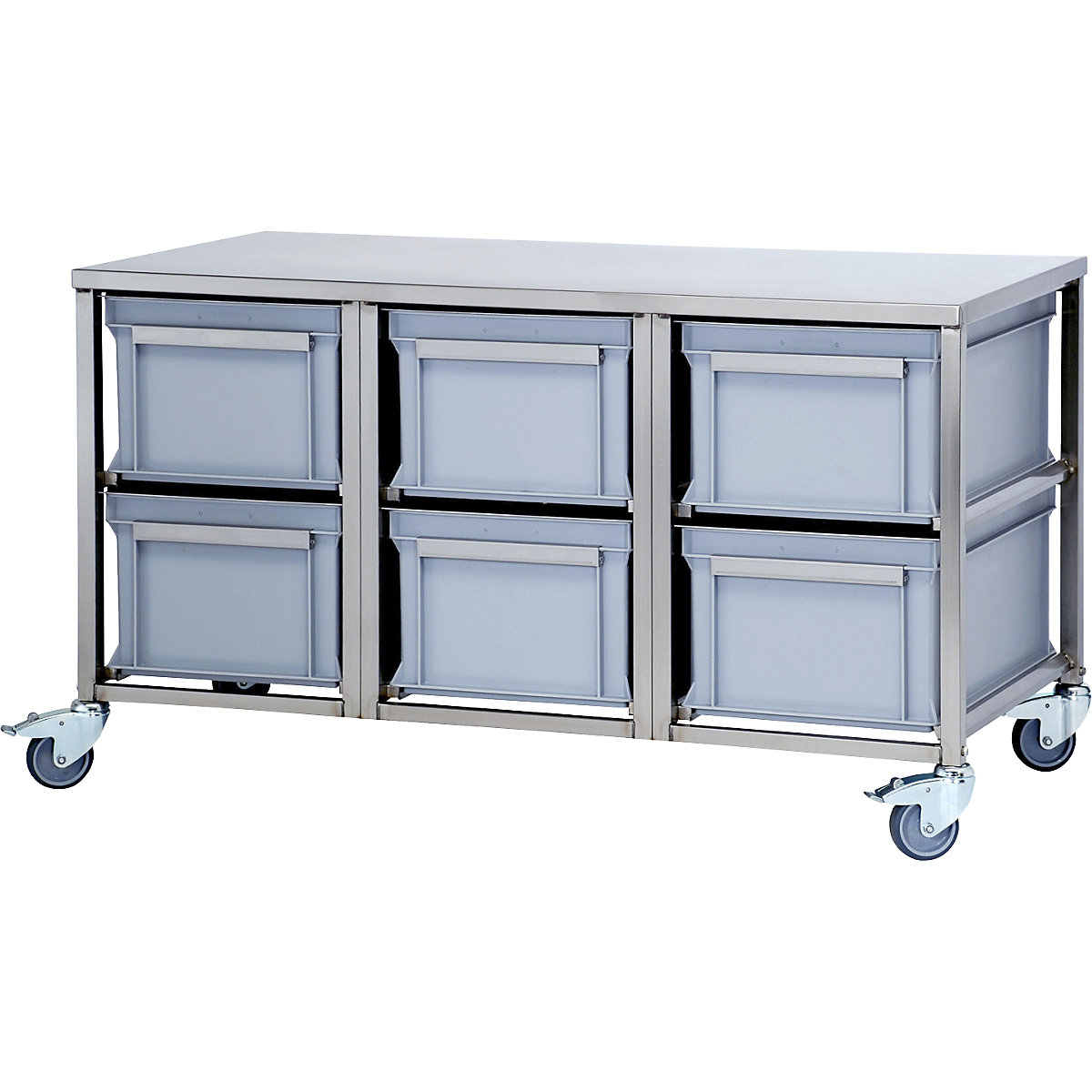 Stainless steel container trolley (Product illustration 7)-6