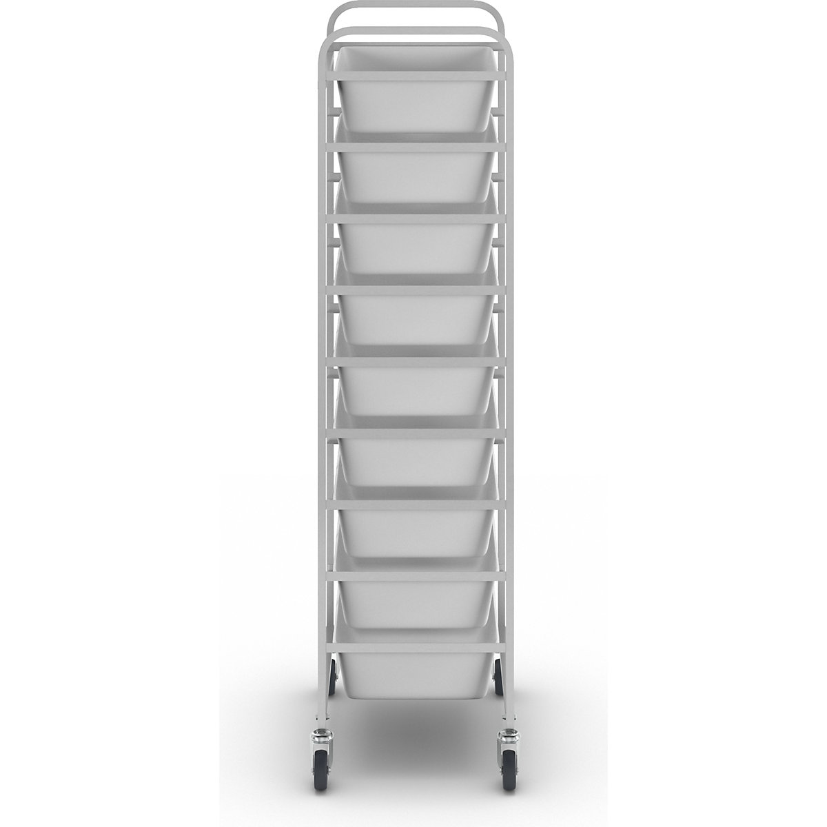 Stainless steel food trolley (Product illustration 5)-4