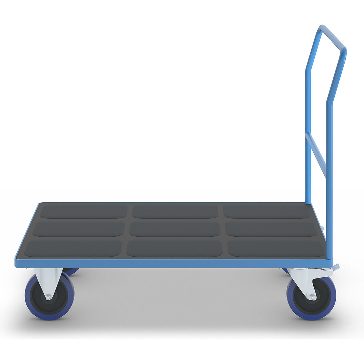 Platform truck with push handle – eurokraft pro (Product illustration 2)-1