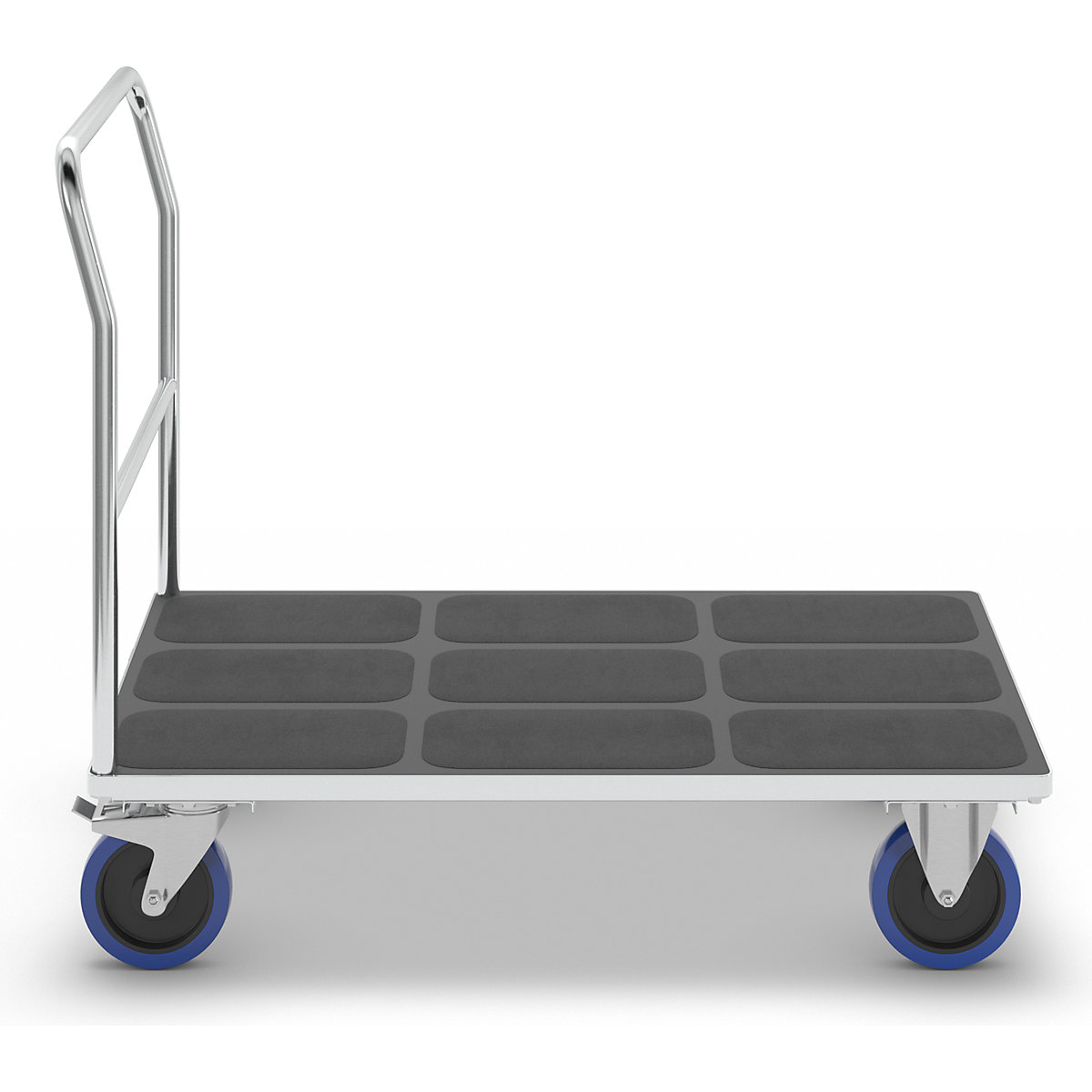 Platform truck with tubular push handle – eurokraft pro (Product illustration 8)-7