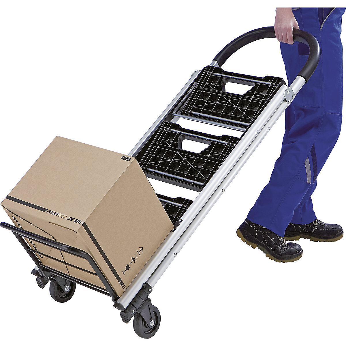 Folding step with sack truck (Product illustration 3)-2