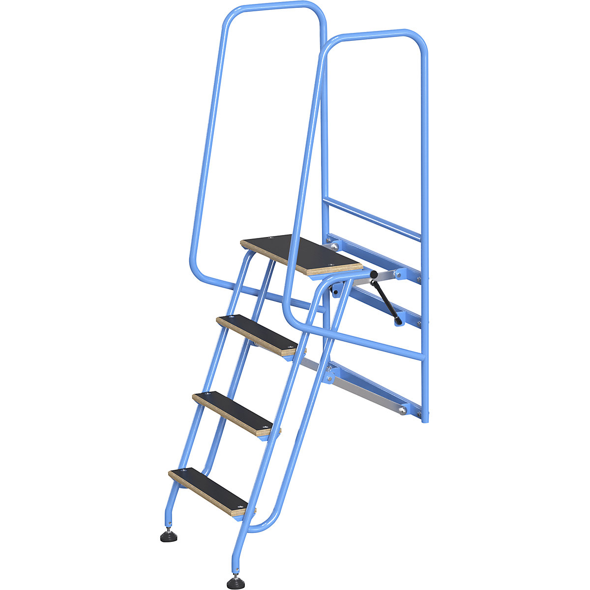 Ladder module with railing - eurokraft pro