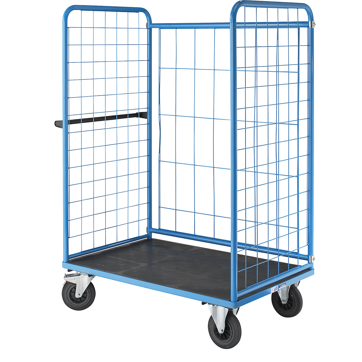 Shelf truck, wire mesh on three sides – eurokraft pro (Product illustration 4)-3