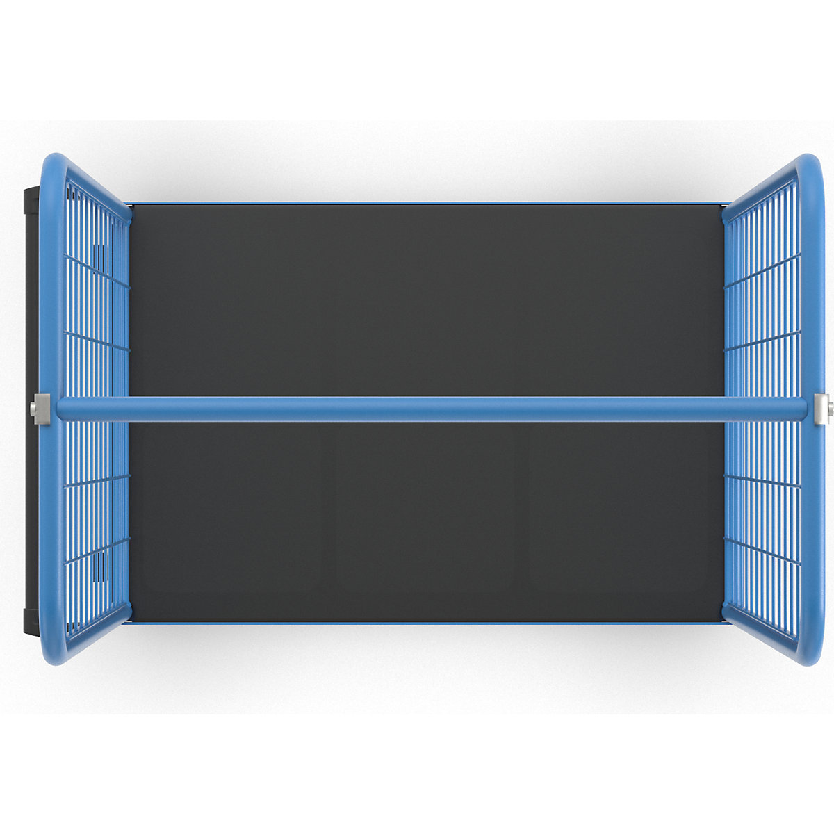 Shelf truck with mesh side panels – eurokraft pro (Product illustration 5)-4