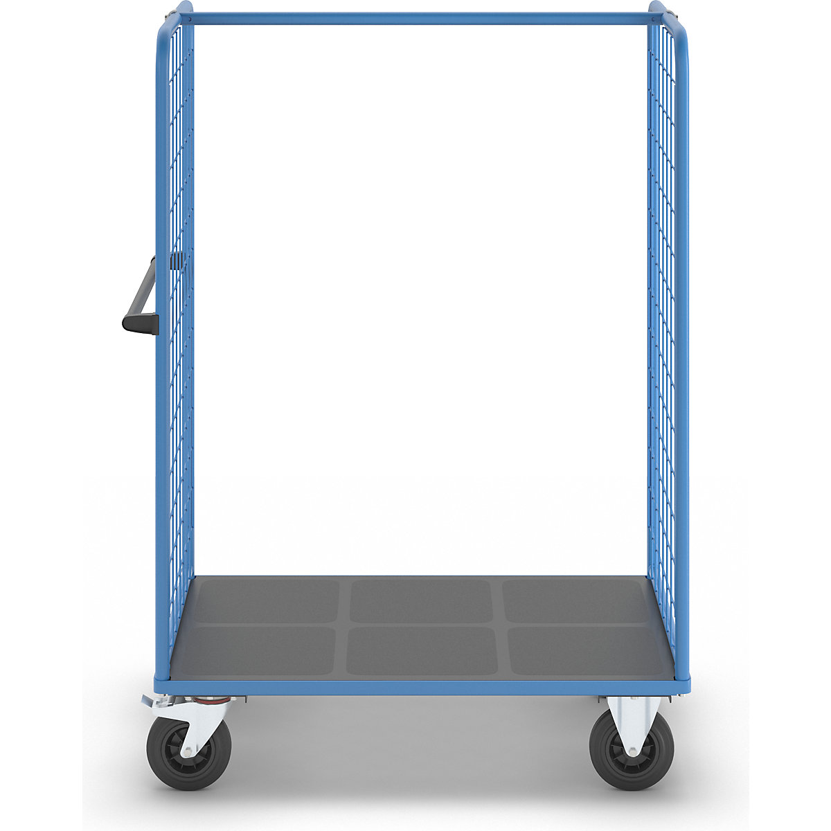 Shelf truck with mesh side panels – eurokraft pro (Product illustration 12)-11