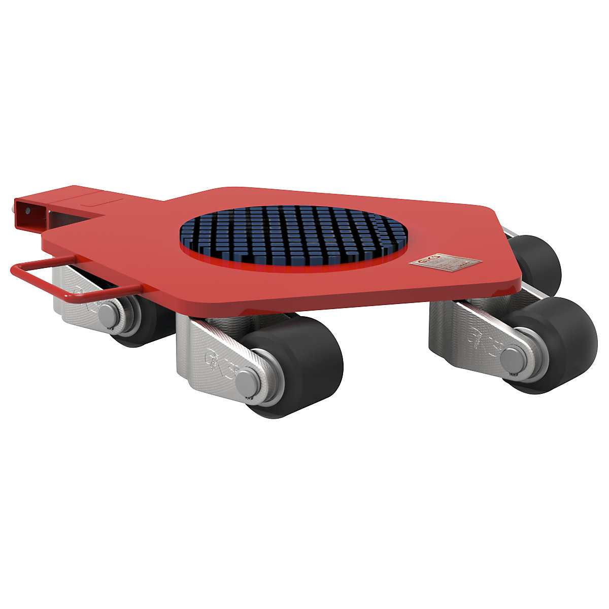 Rotating dolly, max. load 4000 kg, LxW 760 x 555 mm-0
